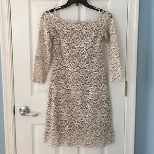 Beautiful Lace White House Black Market Dress