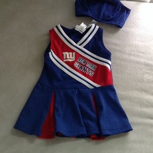 Infant NY Giants cheerleader costume/outfit