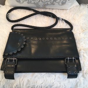 Yes Saint Laurent black leather shoulder bag