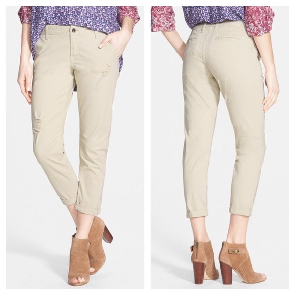 Lucky Brand Sienna Chino Distressed Pant Size 2/26