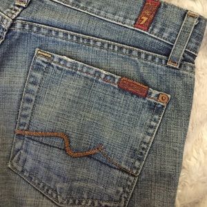 7 for all mankind lightwash jeans