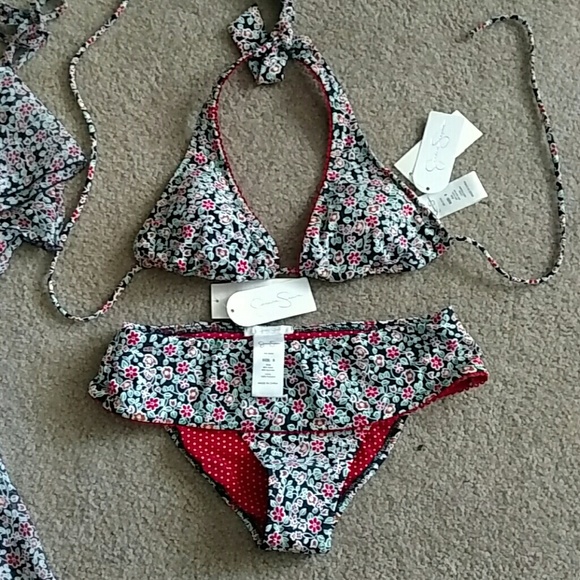 Jessica Simpson bikini with matching cover-up NWT - Picture 1 of 3