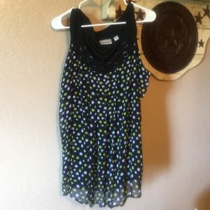 Avenue Blouse size 18/20 polka dot