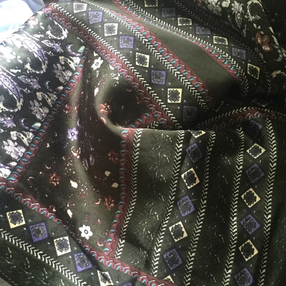 ▪️CLEARANCE *LAST1* Patchwork Silk Boho Maxi - Picture 3 of 3