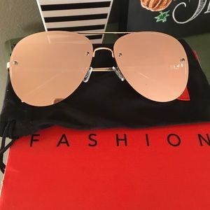 Eve Marie rose gold sunnies