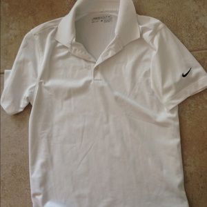 White Nike Polo