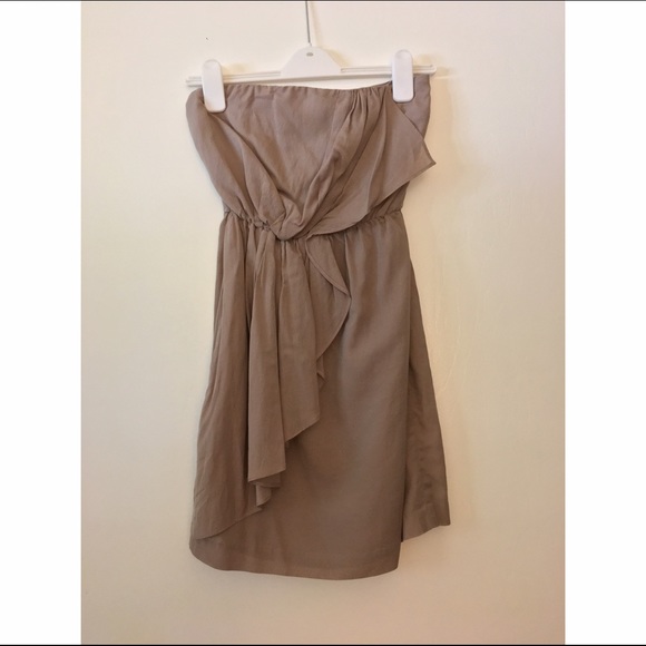 GAP Nude Strapless Dress