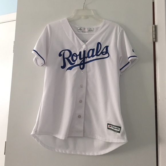 Majestic Tops - "Moustakas" Royals Women's Jersey