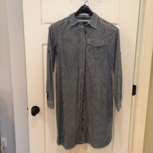Lands end SZ 8 lightweight denim dress