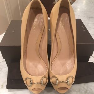 Gorgeous Nude Gucci Pumps