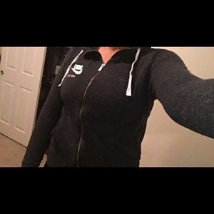 Dark grey Nike Zip up jacket