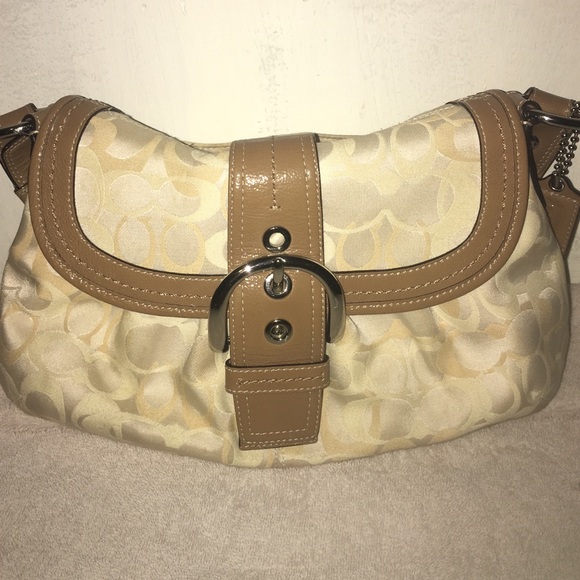 Little Cream Coach Purse