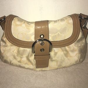 Little Cream Coach Purse