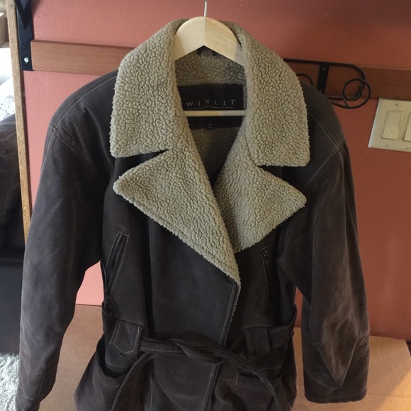 Women's suede leather jacket