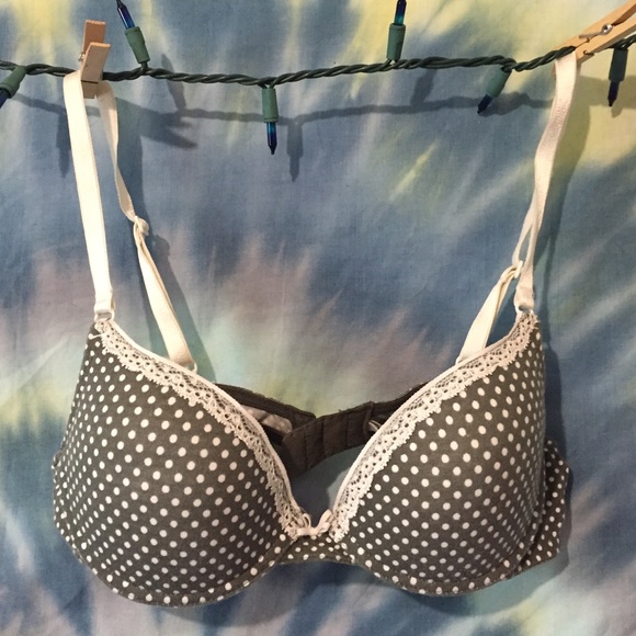 Polka dot bra