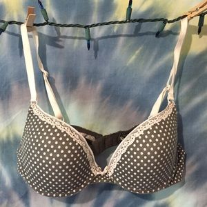 Polka dot bra