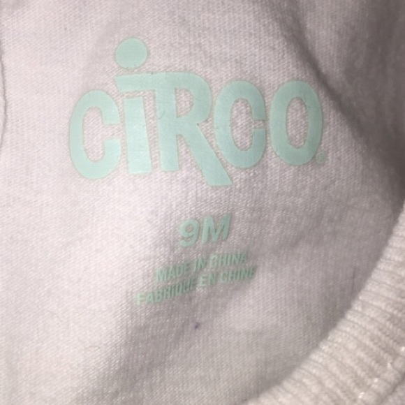 Circo White And Blue Striped Textured Dress 9 mon - Picture 4 of 4