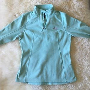 North Face Mint Fleece Pull Over