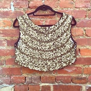 Sparkly crop top!