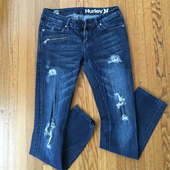 Hurley super skinny distressed jeans