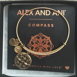 Alex and Ani compass bangle