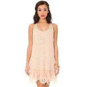 Free People Intimately Pink Sequin Dress