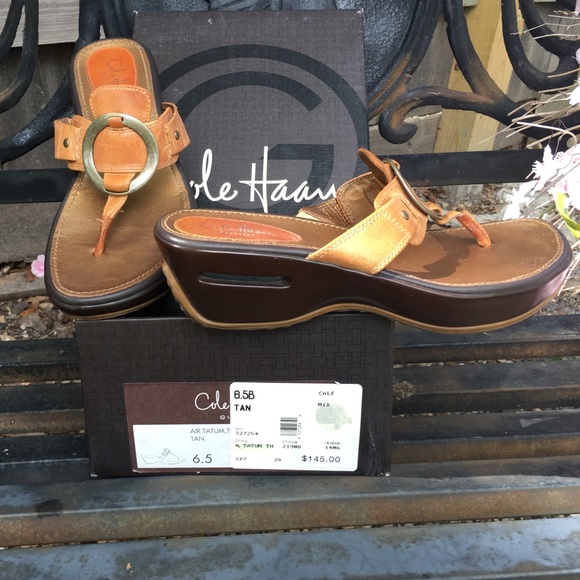 Cole Haan tan sandals G series