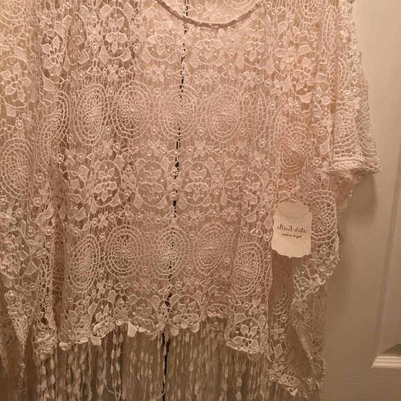 Beautiful lace poncho.