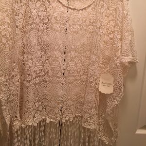 Beautiful lace poncho.