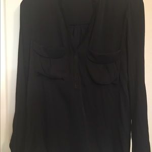 ZARA Lightweight black blouse