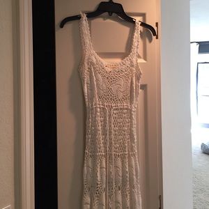 Catherine Malandrino crochet maxi dress