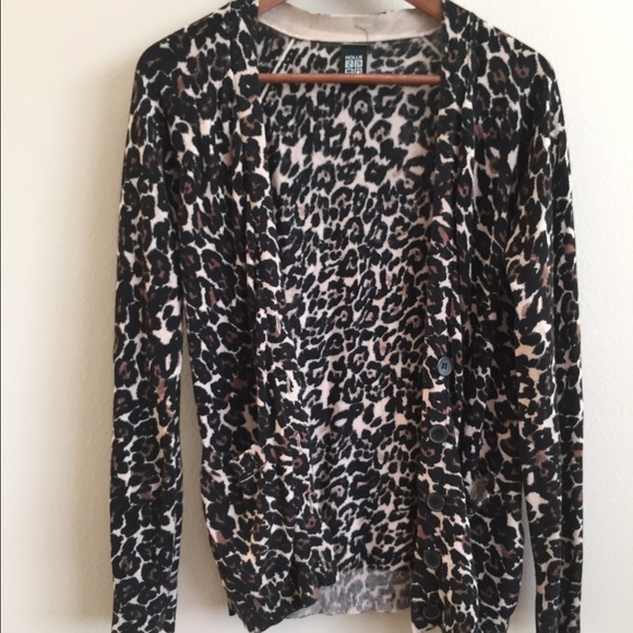 Cheetah or Leopard print cardigan