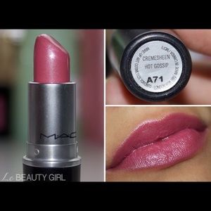Mac Lipstick in "Hot Gossip"