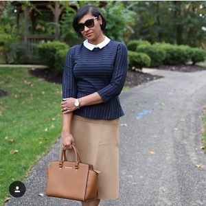 Ann Taylor Peplum Top