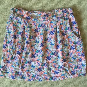 Light floral skirt