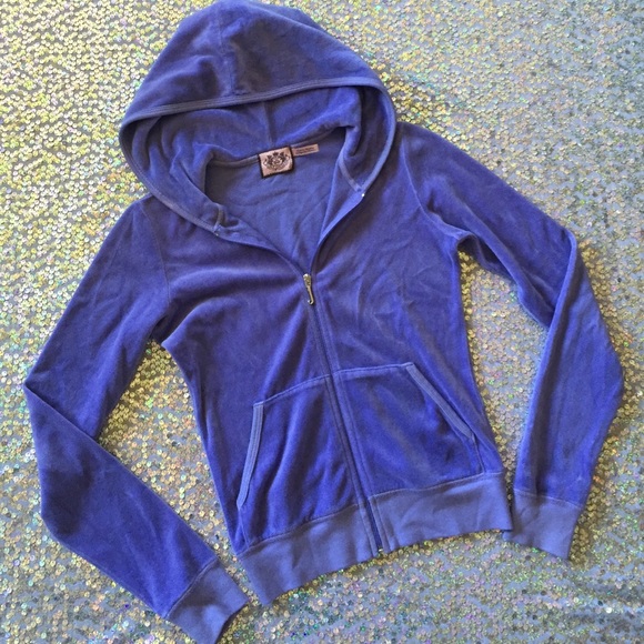 SOLD ^ Juicy Couture • Lavender Classic Velour Zip Up Hoodie - Picture 3 of 9