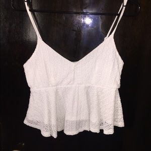 White Ambiance Apparel Croptop