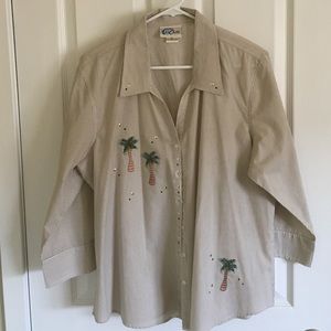 Button down long sleeve shirt