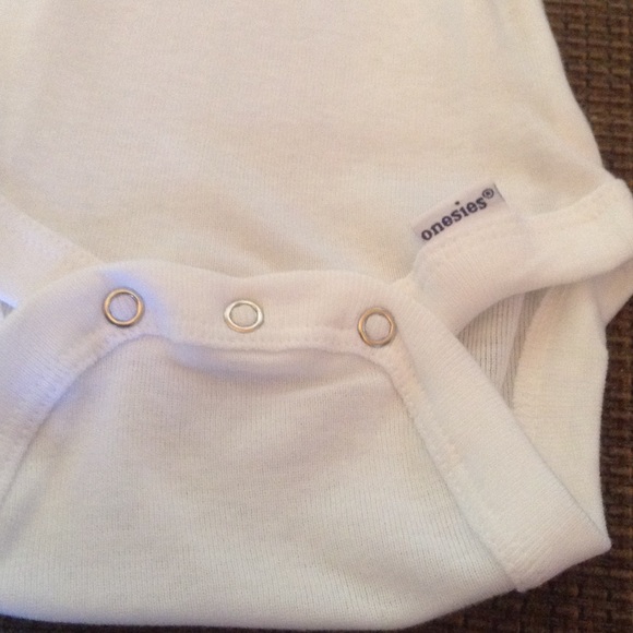 3-6 Mo. Glittery Beach Hair,Don't Care Onesie - Picture 4 of 4