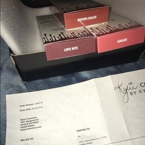 GINGER KYLIE COSMETICS LIPKIT