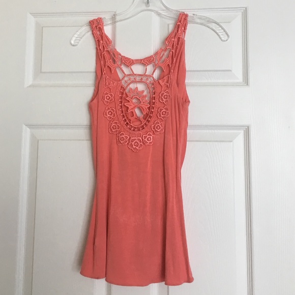 SKY sz small coral detailed back tank - Picture 3 of 4