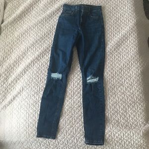 Jamie topshop distressed jeans
