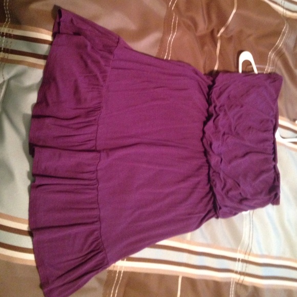 Strapless dress