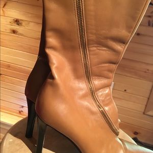 Anne Klein caramel boots
