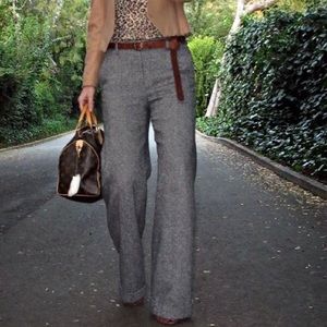Perfect Banana Republic wide leg wool slacks