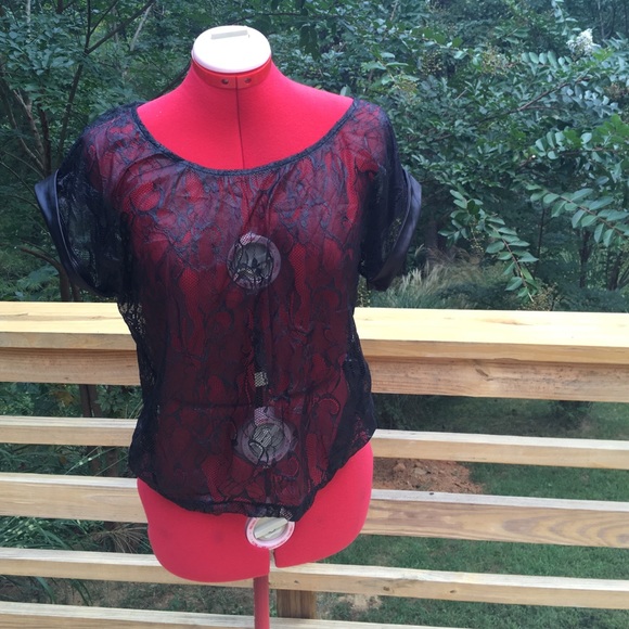 Bebe lace top