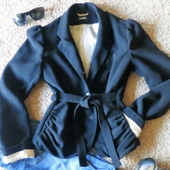 Designer  black blazer with perfect  lining