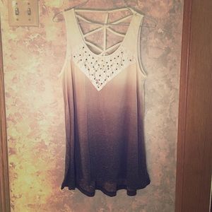 Multi colored tank