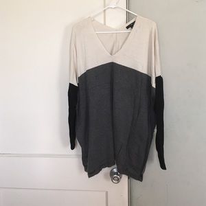 Colorblock sweater