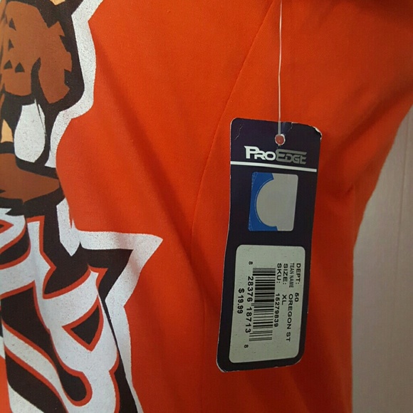 Womens T Shirt Oregon State Beavers Orange NWT - Picture 2 of 3